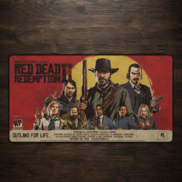 RED DEAD REDEMPTION II Mouse Pad - Edicion limitada