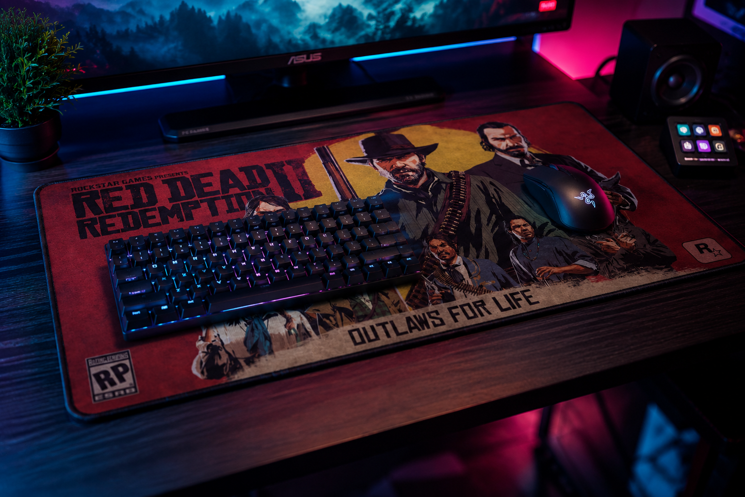RED DEAD REDEMPTION II Mouse Pad - Edicion limitada
